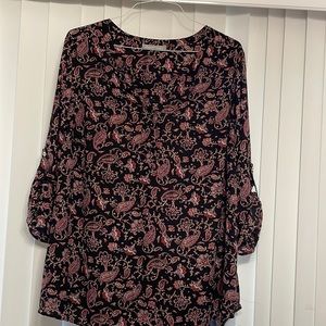 Lovely paisley blouse.  3x
